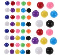 GOOHOCHY 200pcs Plastic Game Replacement Marbles Balls 12mm Solid Structure for Early Math Learning and Counting Exercises Suitable for Marble Run and Chinese Color Style