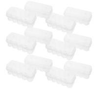 GOOHOCHY 20pcs 5ml Plastic Vial Storage Case with Lid, Vial Organizer Box for Freezer and Fridge Sample Holding, Small Bottle Container for Lab and Medical Use