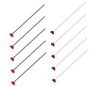 GOOHOCHY 20pcs Aromatherapy Diffuser Sticks Natural Rattan Aroma Stick Set Fiber Heart Shape for Home Office Scent Diffuser Accessories