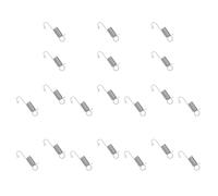 GOOHOCHY 20pcs Heavy Duty Stainless Steel Galvanized Tension Spring with Hook End, Strong Support Coil Extension Spring for Boards and Banner Frames, for Indoor Displays and Trade Show