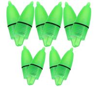 GOOHOCHY 20pcs LED Fishing Rod Bite Alarm Bells with High Brightness Luminous Light Night Fishing Bite Indicators for Pole Glow Accessories for Professional Anglers