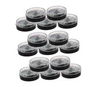 GOOHOCHY 20pcs Mini Plastic Climbing Button Compass Lightweight Survival Navigation Guide for Hiking Backpacking Camping Outdoor Adventures