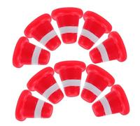 GOOHOCHY 20pcs Mini Traffic Cones Realistic Traffic Signs for Micro Landscape Dollhouse Road Signs and Creative and DIY Projects