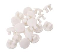 GOOHOCHY 20pcs Plastic Horizontal Blinds Bottom Rail Latch Buttons Repair Kit, Blind Replacement Clips for Home and Rental Window Treatment Maintenance