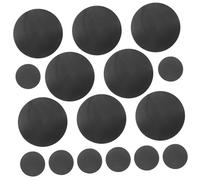 GOOHOCHY 20pcs Round Magnetic Discs with Adhesive Backing Strong Magnetic Makeup Palette Discs for DIY Eyeshadow Pans and Home Craft Projects Reliable Self-adhesive Circles for Iron