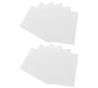 GOOHOCHY 20Pcs White PVC Siding Patch Stickers 15X20Cm Self-Adhesive Wall Panel Repair Kit for Fence Hole and Blemish Coverage, Sturdy Skirting Tools for Exterior Home Maintenance