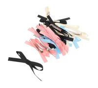 GOOHOCHY 24 Pcs Bright Colors Hair Bows Hair Bows Clips Ribbons for for Ribbon for Teen for Teens Cute
