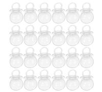 GOOHOCHY 24pcs Candy Boxes for Shower and Birthday Party Favour Containers - Small Pacifier Style Treat Boxes for Christening and Party Accessories