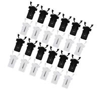 GOOHOCHY 24pcs Plastic Trash Can Lock Buttons, Practical Push Latch Accessories to Prevent Odors, Suitable for Kitchen and Home Storage Organizing Solutions