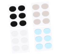 GOOHOCHY 24Pcs Self Adhesive Drum Pads Washable Drum Dampeners Gel Pads Flexible Drum Silencers for Snare Electronic Drum Kits Easy to Install Remove No Residue Various