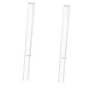 GOOHOCHY 2pcs Acrylic Sheet Music Clips for Piano Music Stands Note Page Clamps with Strong Grip for Sheet and Book Holding in Instrument Accessories