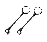GOOHOCHY 2pcs Adjustable Bike Rearview Mirrors for Handlebar Rotatable Motorcycle and Bicycle Rear Mirrors Wide Angle Reflective for Tricycles and Electric Bikes