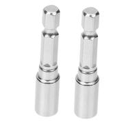 GOOHOCHY 2pcs Alloy Drum Key Drill Bits for Electric Drum Tuning Percussion Tool for Precision Silver Steel Accessories