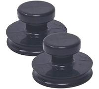 GOOHOCHY 2pcs Black Rubber Suction Cups for Singing Bowl Lifting Handles, Portable and Easy to Uninstall, Suitable for Meditation and Spiritual Bowls, for Travel and Daily Use