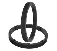 GOOHOCHY 2pcs Car Speaker Spacer Rings Solid Adapter for Auto Audio Systems Replacement Brackets Compatible with Vehicles Easy Installation Enhances Sound Quality