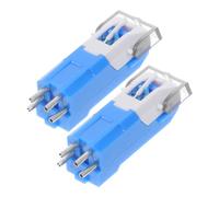 GOOHOCHY 2pcs Cartridge Stylus Vintage Turntable Needle Replacement Record Player Needle for Phonograph Record Player