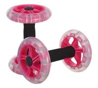 GOOHOCHY 2pcs Double Wheel Ab Roller for Core and Abdominal Workout Multifunctional Fitness Equipment for Men and Women Portable Sculpting Roller for Home and Office Exercise