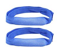 GOOHOCHY 2pcs Elastic Nasal Bandage with Ear Loops for Post Surgery Care Rhinoplasty Essentials Snug Fit Flexible Nose Support Strips for Septoplasty and Nose Job Healing Blue