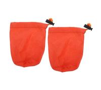 GOOHOCHY 2pcs Emergency Organizer Lightweight Thermal Drawstring Storage Holder for Outdoor Camping Survival Portable Mini Compression Bags Random Color