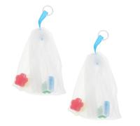 GOOHOCHY 2Pcs Face Cleansing Foaming Nets Lightweight Fine Mesh Soap Saver Bags for Quick Drying and Rich Bubble Creation for Facial Wash and Skin Care Routine