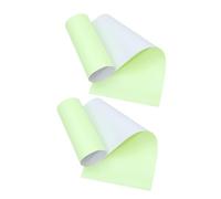 GOOHOCHY 2pcs Glow the Dark Vinyl Film Self-Adhesive Luminous Decal for Cups and Present Boxes, Light Green Pet Material DIY Craft Sticker Enhancing Visibility for Home and Office