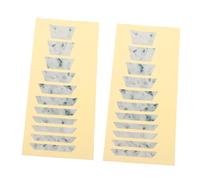 GOOHOCHY 2pcs Guitar Fretboard Stickers Colorcoded Decals for Acoustic Electric Bass Guitars Easy Install Music Scale Markers for Beginner Chords and Practice Aid
