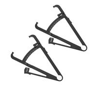GOOHOCHY 2pcs Handheld Body Fat Caliper with Tape Measure Compact Skinfold Measurement Tool for Men Women Accurate Body Composition Monitoring Portable Fitness Tester