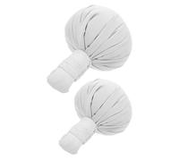 GOOHOCHY 2pcs Herbal Thai Massage Balls Set with Wormwood Warm Therapy Compress for Deep Tissue Muscle Relief Spa Massage Packs for Back Feet Hands Reusable Chinese Health Spheres