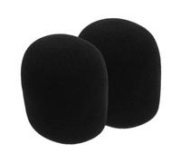 GOOHOCHY 2pcs Large Thickened Microphone Cover Sponge Protective Cover for Microphone Washable Mic