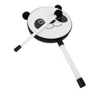 GOOHOCHY 2pcs Little Rake Kudou Hand Drum for Toddlers Musical Toys Jingle Bells Small Handheld Drum Tambourine for Boys and Girls Early Education