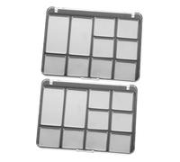 GOOHOCHY 2pcs Magnetic Eyeshadow Palette Empty Makeup Tray with Pans Eyeshadow Holder for Travel and Storage Lightweight Refillable Cosmetic Case for Depotting
