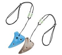 GOOHOCHY 2pcs Mini Ocarina Musical Instrument for Boys and Girls Beginners Students Portable Lightweight Professional Ocarina Toy