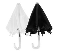 GOOHOCHY 2pcs Miniature Doll House Umbrella Childs Umbrella Mini Parasol for Dolls