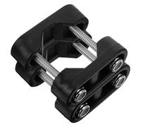 GOOHOCHY 2pcs Nylon Boat Flag Pole Clamp Holder Non-Scratch Pole Fixed Mount Versatile Yacht Flagpole Support for Navigation Lights and Fishing Rods