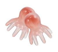 GOOHOCHY 2pcs Octopus Eight-Claw Scalp Massage Combs Pink Resin Hair Massager Set for Scalp Massage and Activating Vitality Suitable for Home and Travel Use
