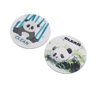 GOOHOCHY 2pcs Panda Clean Dirty Dishwasher Magnet Sign Easy to Read Indicator for Kitchen Compact Design for Models Lightweight and Kitchen Organization Tool