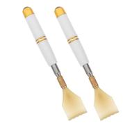 GOOHOCHY 2pcs Portable Telescoping Back Scratcher Set Made of Stainless Steel with Adjustable Length and Rake Shape Design, for Travel and Office Use to Itching for Adults
