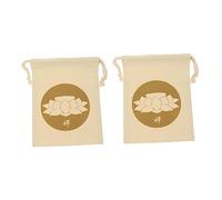 GOOHOCHY 2pcs Prayer Bowl Storage Drawstring Bag Tibetan Singing Bowl Pouch Holder for Lucky Decor