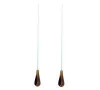 GOOHOCHY 2pcs Professional Orchestra Conducting Sticks Comfortable Grip Baton Resin Craft for Outdoor Performances Concerts for Conductors