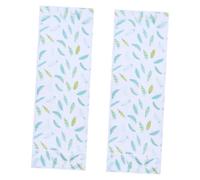 GOOHOCHY 2pcs Refrigerator Cover Multi Functional Fridge Protector with Side Pockets for Kitchen Storage Peva Material Dustproof and Decorative Design for Organizing Kitchen Essentials