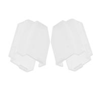 GOOHOCHY 2PCS Semi-transparent Vinyl Record Stylus Covers Plastic Needle Protective Sleeves for Turntable Dust Shield Replacement Record Player Needle Protection