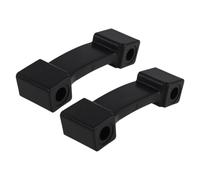 GOOHOCHY 2pcs Speaker Replacement Rubber Feet Pads Rectangular L-shaped Anti-skid Feet for Speaker Stands Audio Systems Accessories