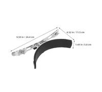 GOOHOCHY 2Pcs Stainless Steel Marching Drum Leg Rest Snare Drum Stand Holder Percussion Instrument Support Accessories for