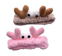 GOOHOCHY 2Pcs Supple Face Washing Headbands for Women Elastic Makeup Hairbands with Fluffy Edges Comfortable Skincare Accessories for Spa Shower and Daily Use Keeps Hair Neat and Tidy