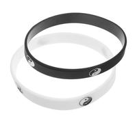 GOOHOCHY 2Pcs Tai Chi Sports Silicone Wristbands Yin Yang Design, for Exercise, Dance and Friendship