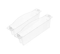 GOOHOCHY 2pcs Tray for Kitchen Range Hood Reusable Oil Collection Box for Home Restaurant Hotel Use Easy Installation Convenient Storage Air Quality