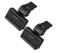 GOOHOCHY 2pcs Turntable Dust Cover Hinges Compatible with Kenwood Model Black Replacement Lid Folding Hinge Parts for Smooth Reliable Record Player Access and Premium Vinyl Protection