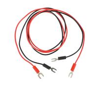 GOOHOCHY 2pcs Type Test Connection Wire for Physics Lab Electricity Demos Insulated Material Strong Conductivity Flexible and Heat Resistant for Teaching and Remote Testing