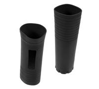GOOHOCHY 2pcs Ultra-thin Mic Cover Microphone Handle Sleeve -slip -shock Silicone Tail Cover