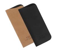 GOOHOCHY 2pcs Vintage Soft Pu Leather Eyeglass Pouch Anti-Scratch Storage Bags for Sunglasses and Eyewear Portable Travel Cases for Women and Men